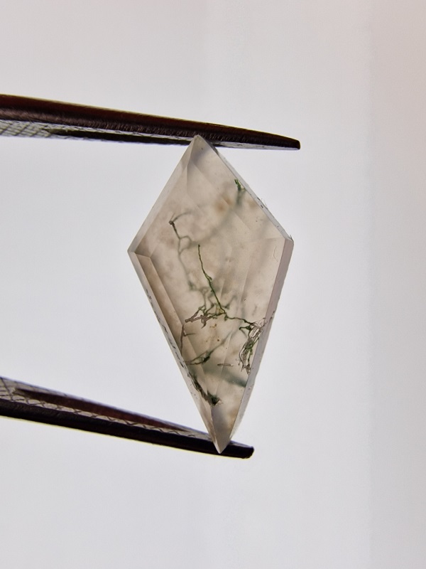 17x9mm moss agate picture cabochon