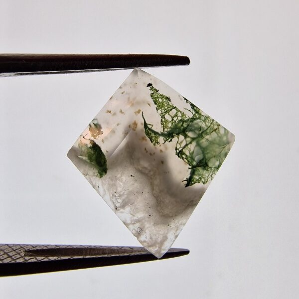 17x15mm moss agate picture cabochon