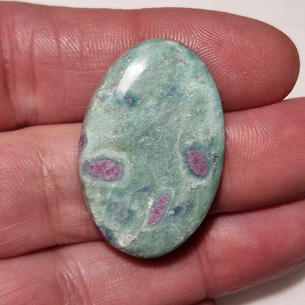 37x25mm ruby in fuchsite cabochon