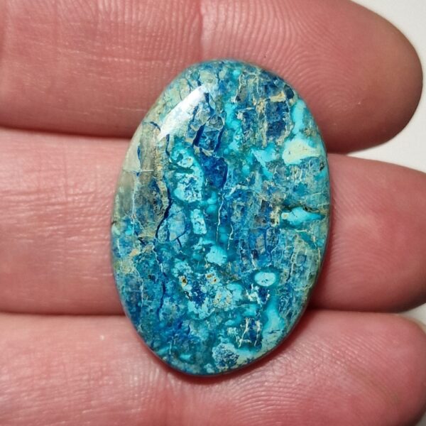 Shattuckite cabochons