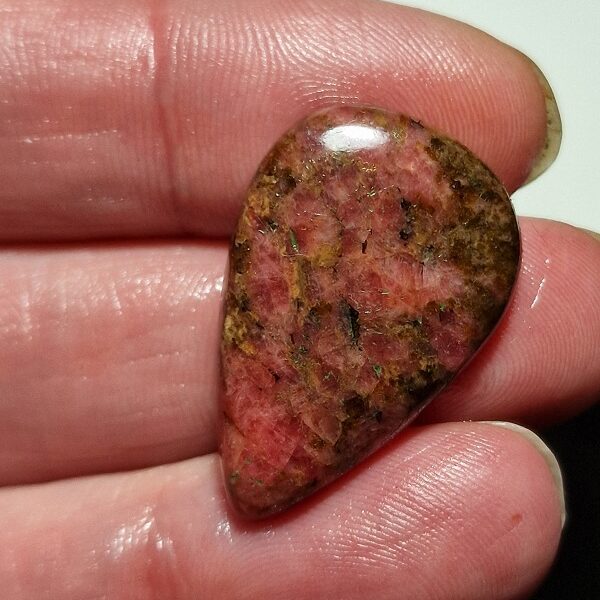 32x21mm rhodonite cabochon