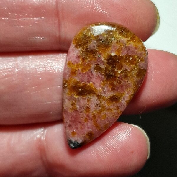 33x20mm rhodonite cabochon