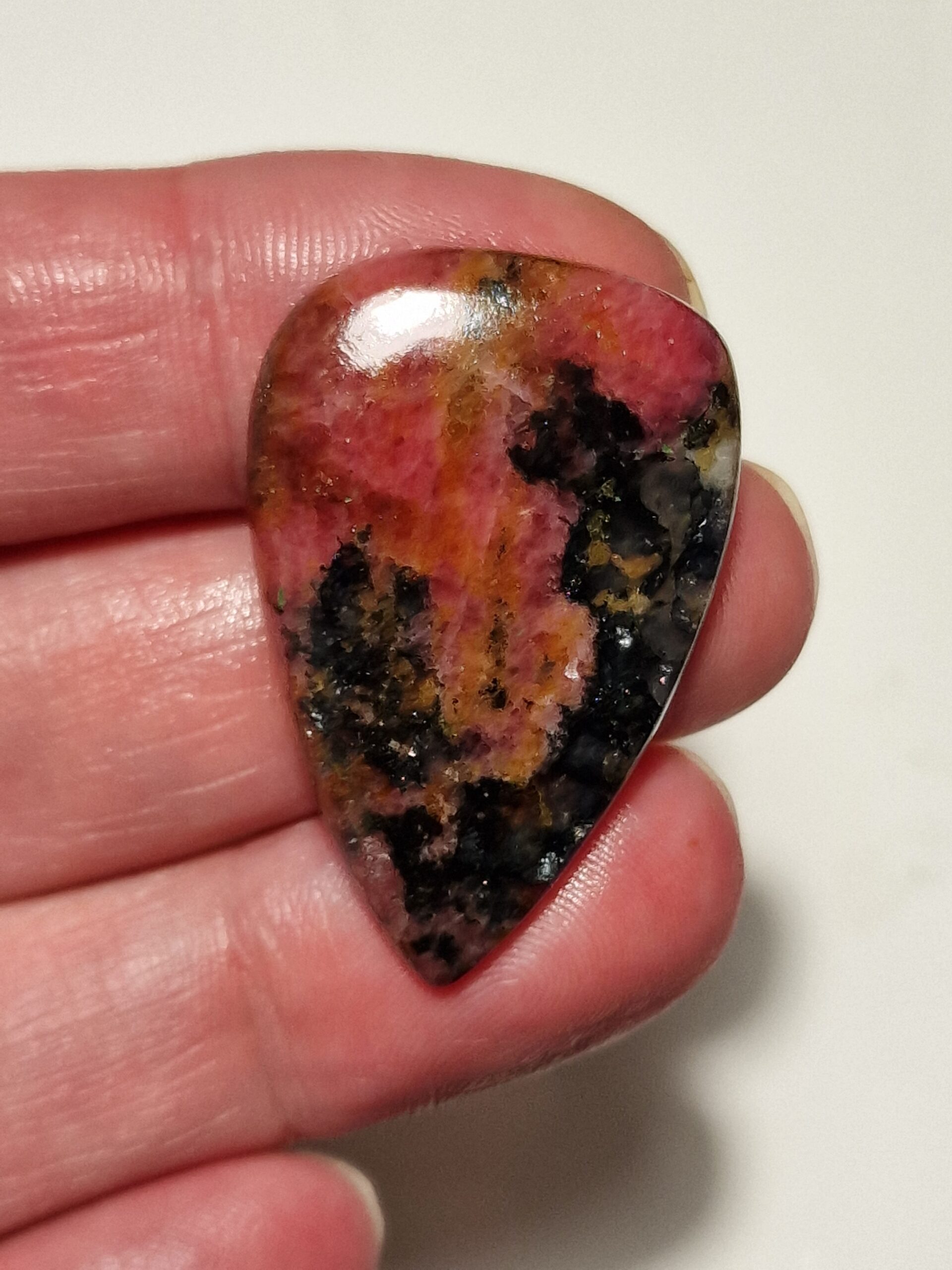40x27mm rhodonite cabochon