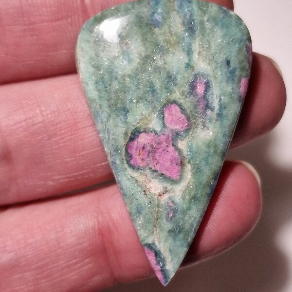48x30mm ruby in fuchsite cabochon