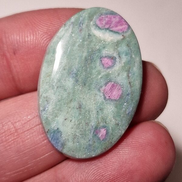 35x25mm ruby in fuchsite cabochon
