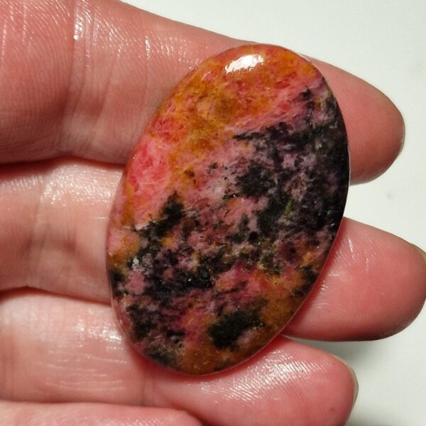 46x30mm rhodonite cabochon