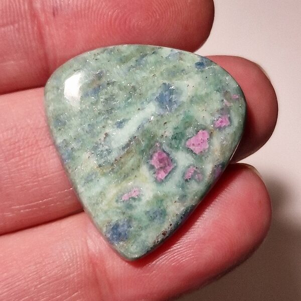 31x30mm ruby in fuchsite cabochon