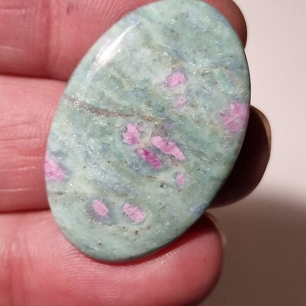 37x25mm ruby in fuchsite cabochon