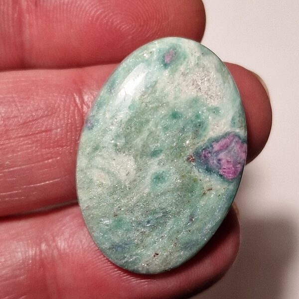 33x23mm ruby in fuchsite cabochon
