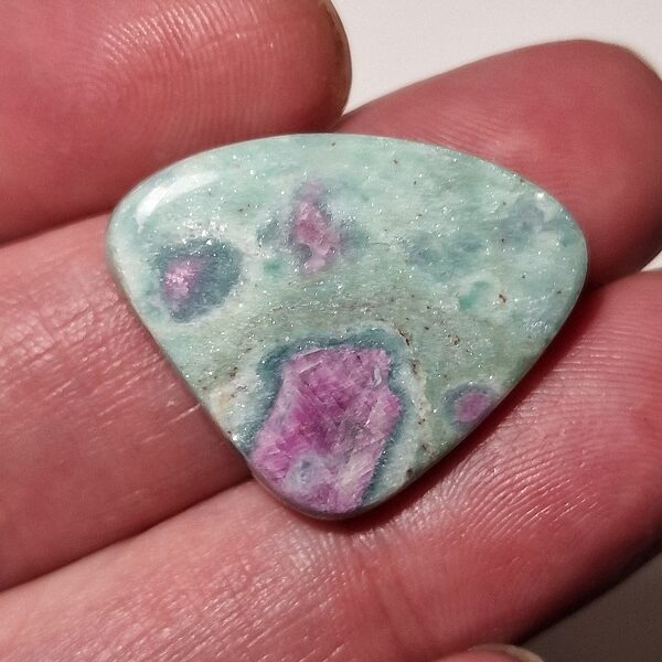 29x25mm ruby in fuchsite cabochon