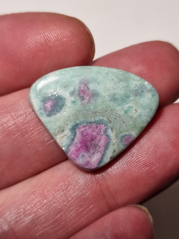 29x25mm ruby in fuchsite cabochon