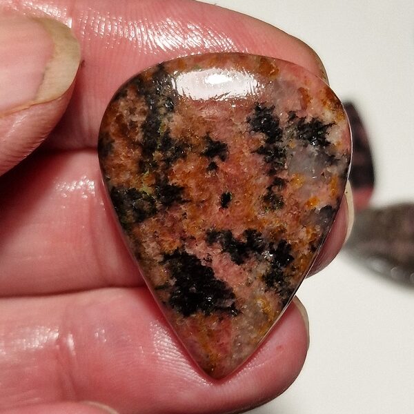 37x29mm rhodonite cabochon