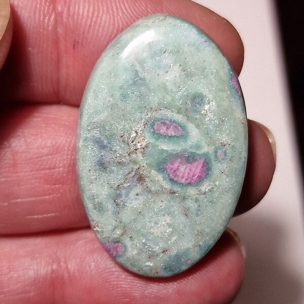 37x26mm ruby in fuchsite cabochon