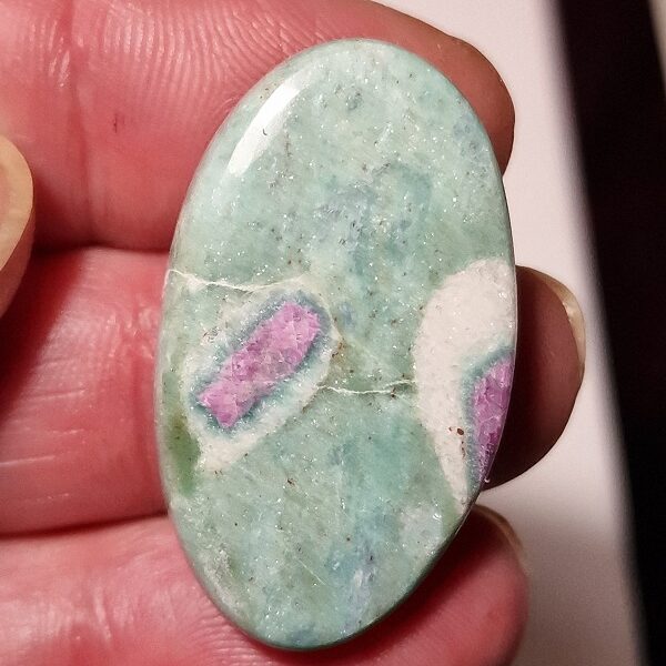 37x22mm ruby in fuchsite cabochon
