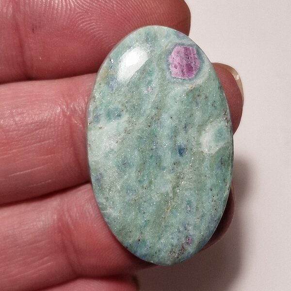 38x24mm ruby in fuchsite cabochon