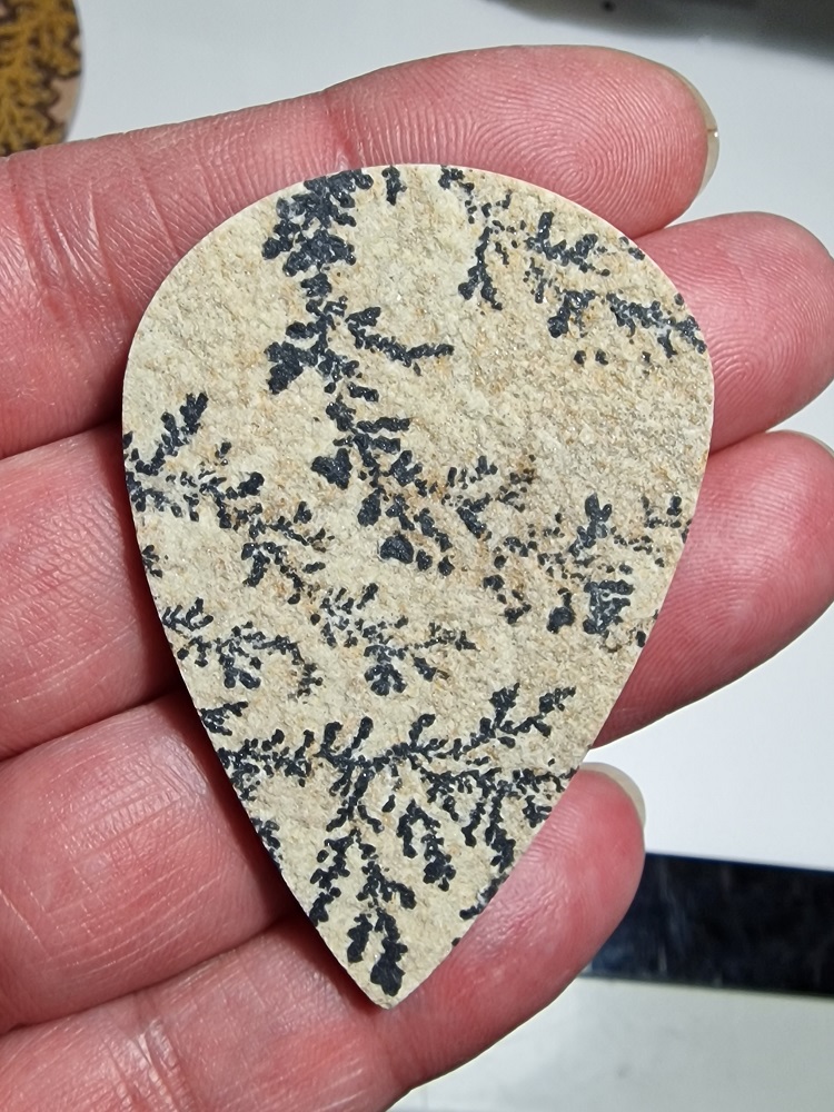 60x42mm Psilomelane Dendrite cabochon