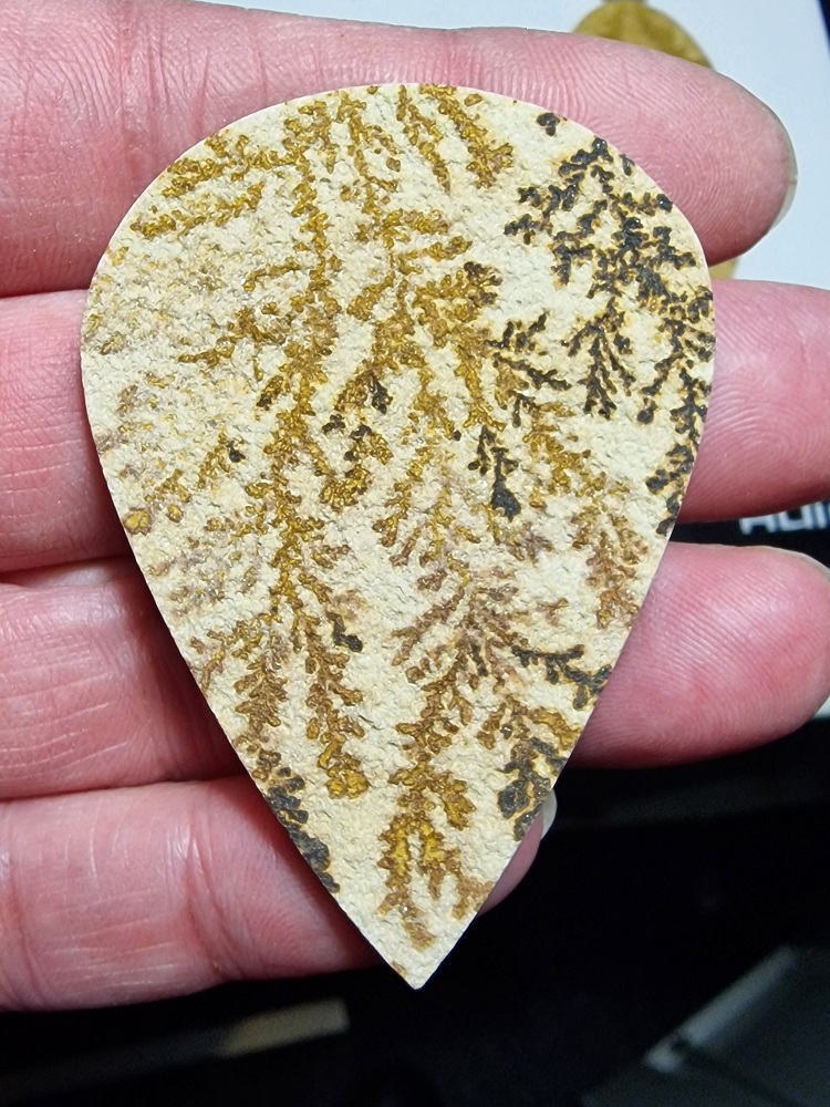 62x45mm Psilomelane Dendrite cabochon