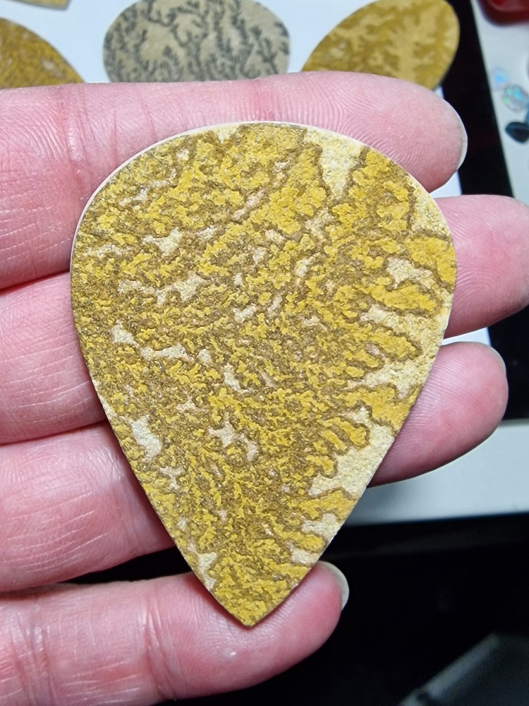 63x45mm Psilomelane Dendrite cabochon