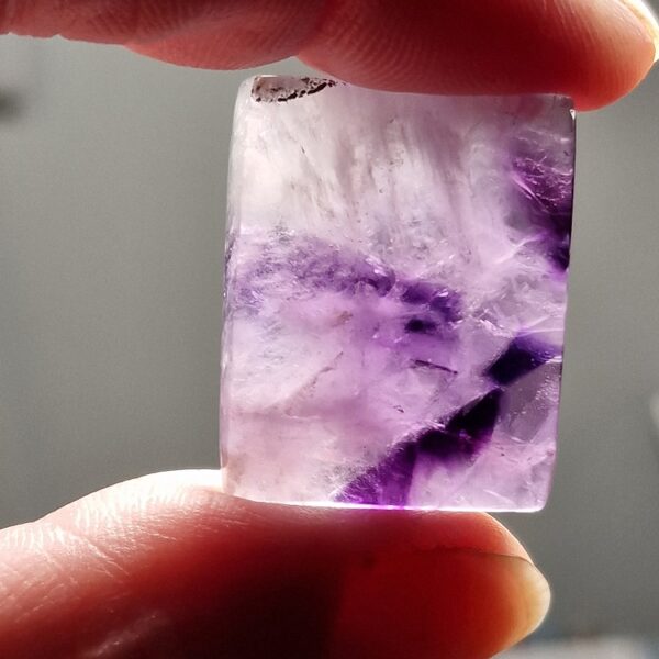 31x25mm trapiché amethyst cabochon