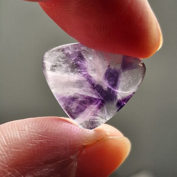 22x17mm trapiché amethyst cabochon