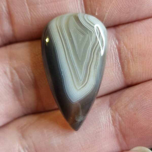 29x16mm Botswana agate cabochon