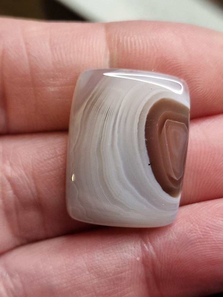 27x20mm Botswana agate cabochon