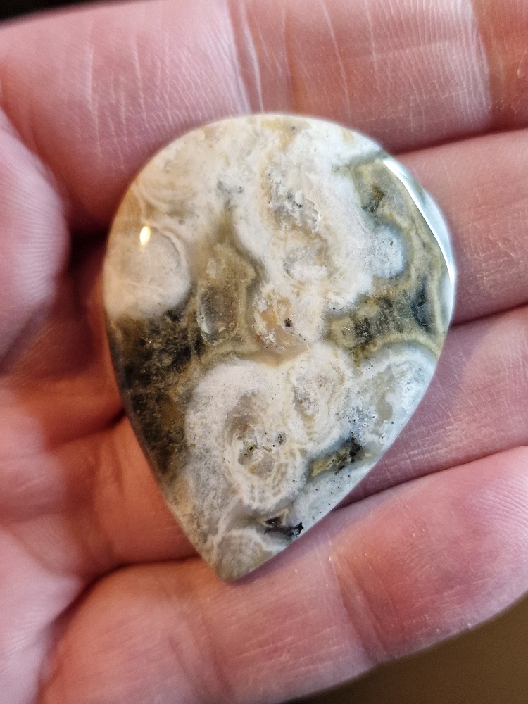 47x35mm Ocean jasper cabochon