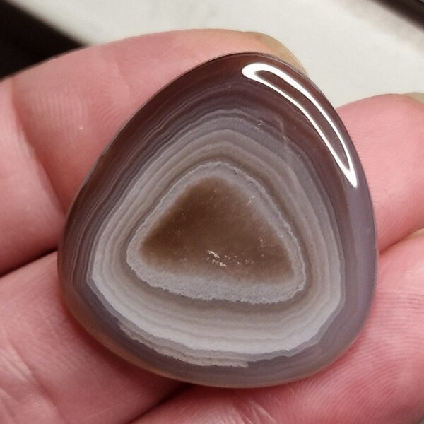 33x32mm Botswana agate cabochon