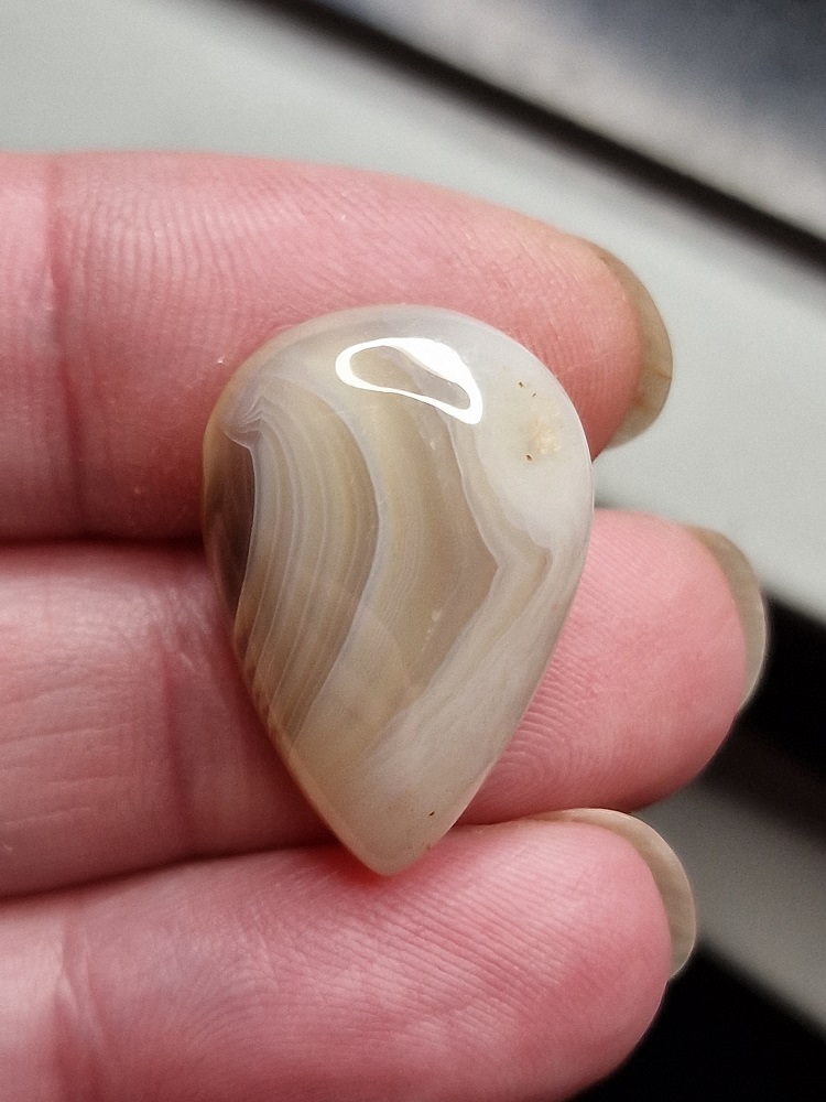 26x19mm Botswana agate cabochon