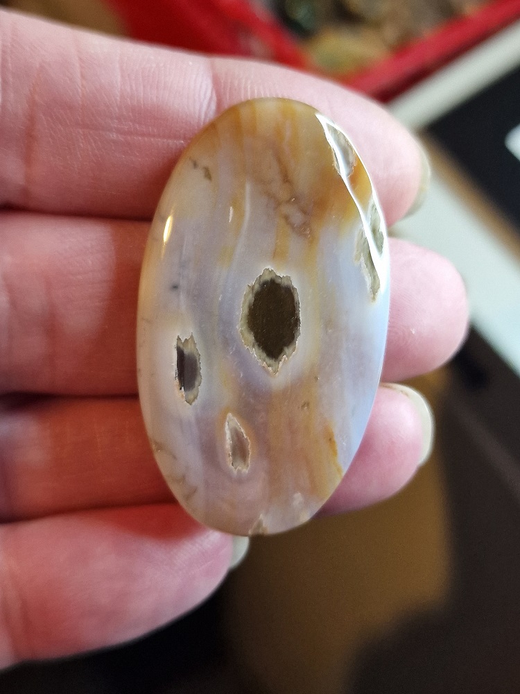 47x28mm Ocean jasper cabochon