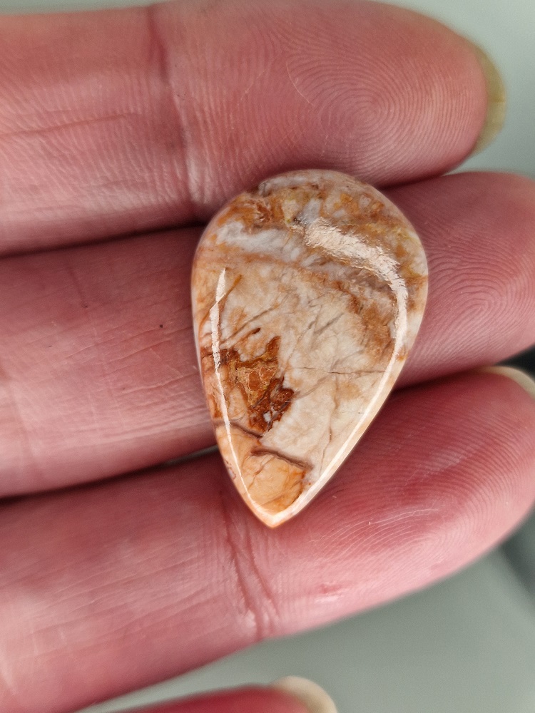 28x18mm Rosella jasper cabochon