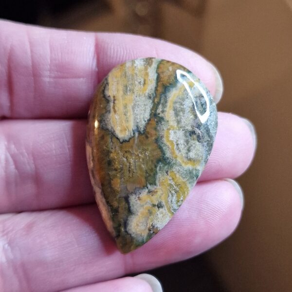 42x27mm Ocean jasper cabochon