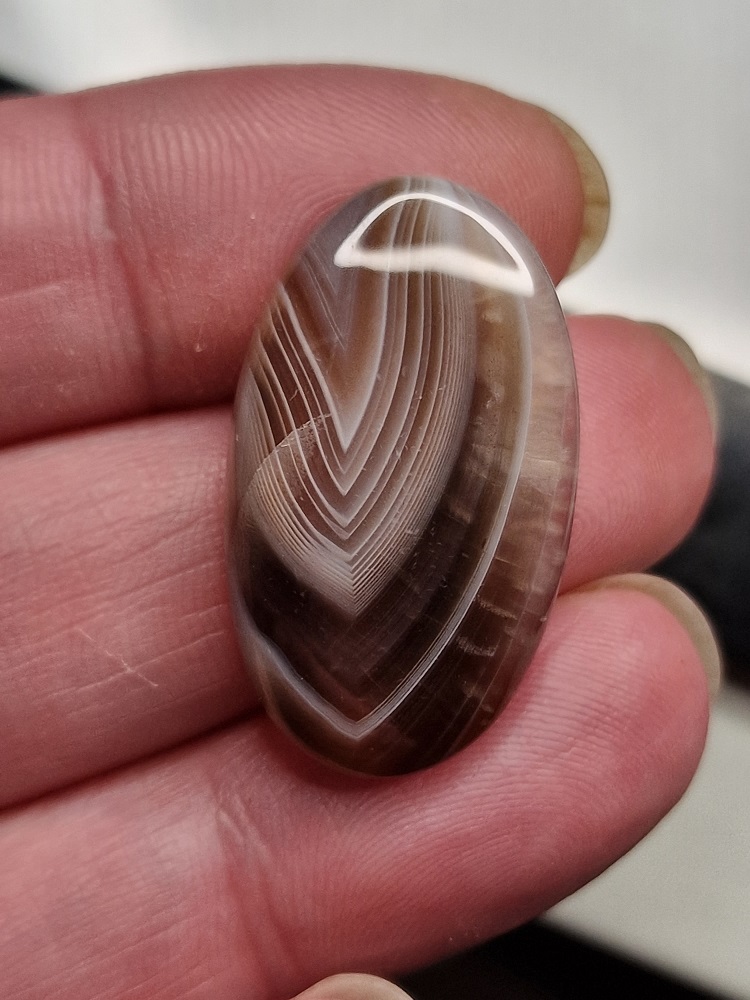 32x19mm Botswana agate cabochon