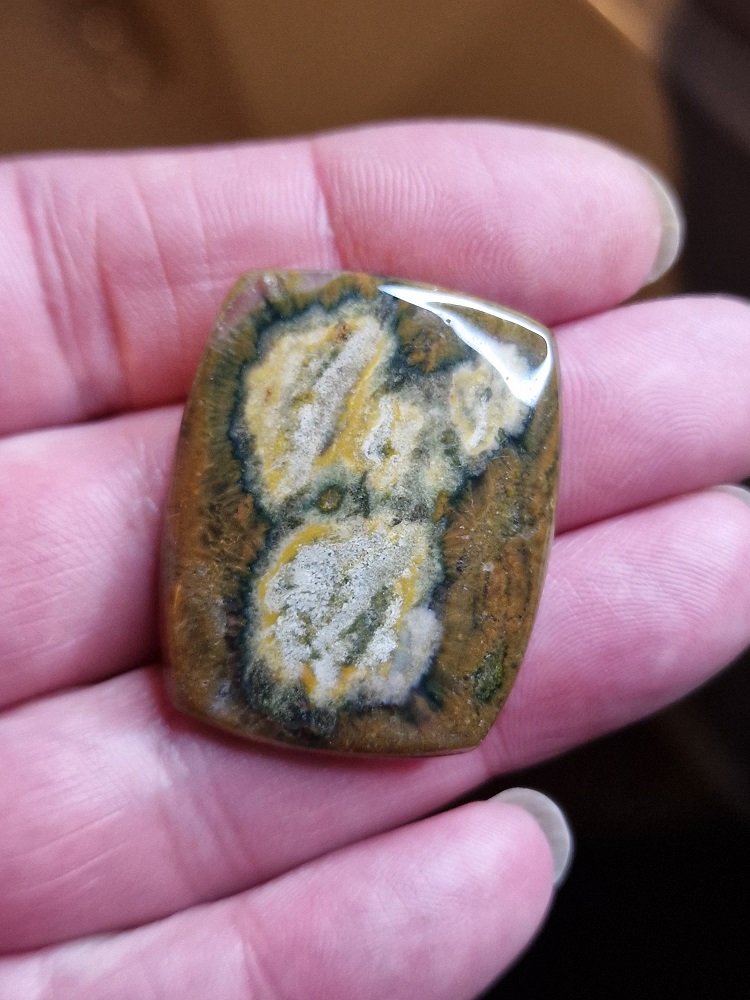 37x29mm Ocean jasper cabochon