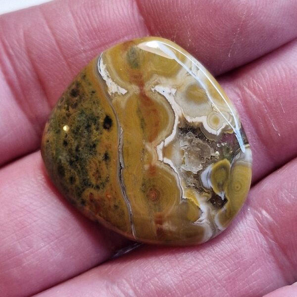 32x28mm Ocean jasper cabochon