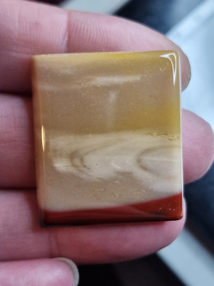 35x30mm Mookaite jasper cabochon