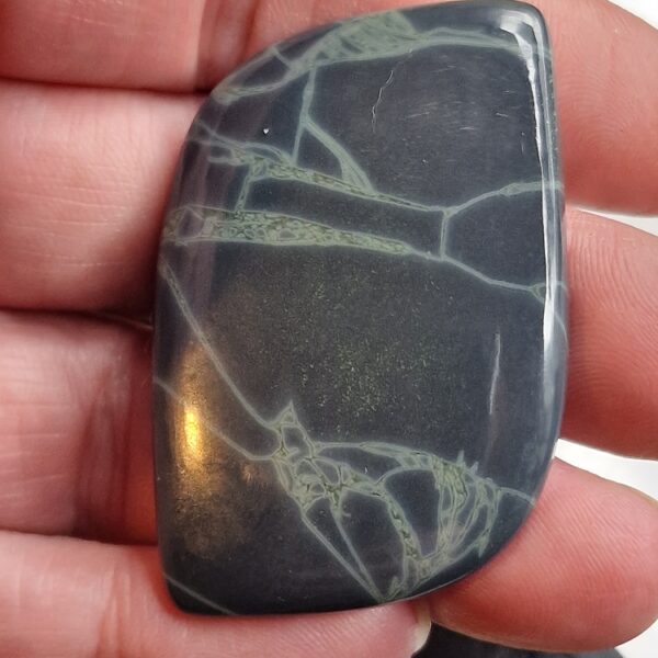 58x34mm spiderweb jasper cabochon