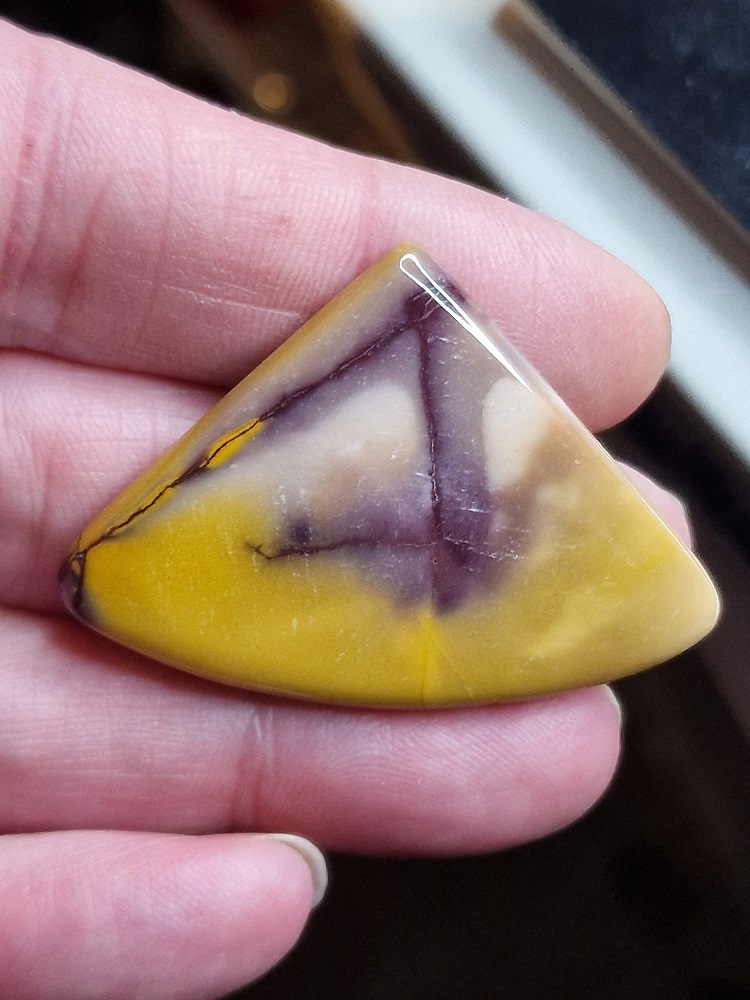 48x34mm Mookaite jasper cabochon