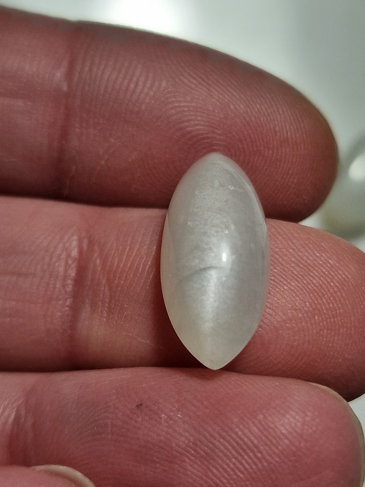 22x9mm white moonstone cabochon