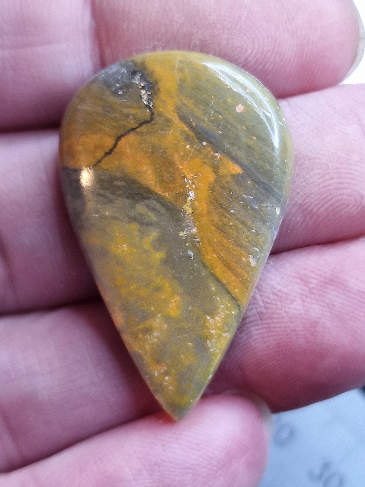 38x25mm bumblebee jasper cabochon