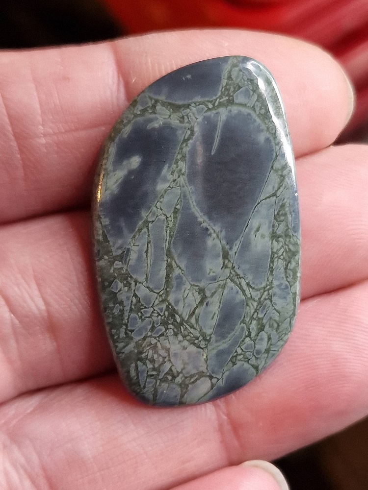 40x24mm spiderweb jasper cabochon