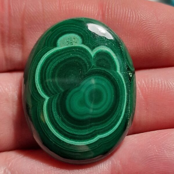 34x26mm Malachite cabochon