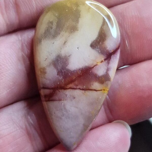 43x24mm Mookaite jasper cabochon