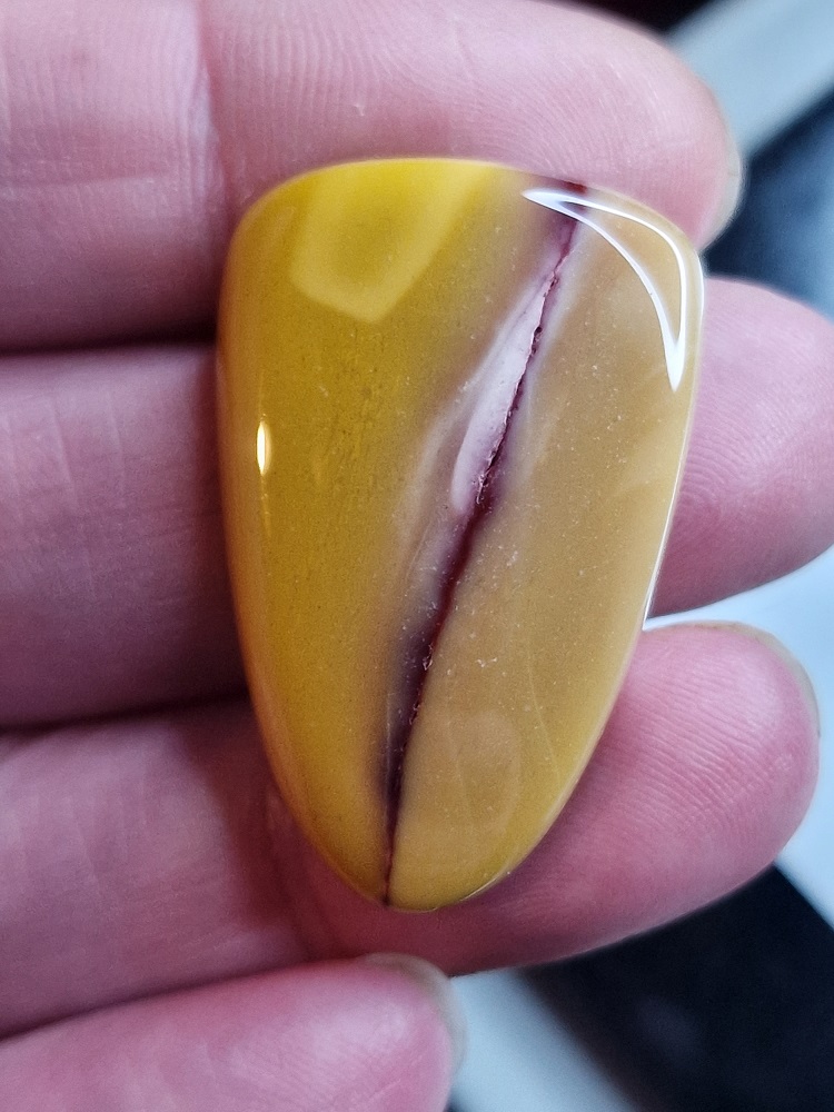38x25mm Mookaite jasper cabochon