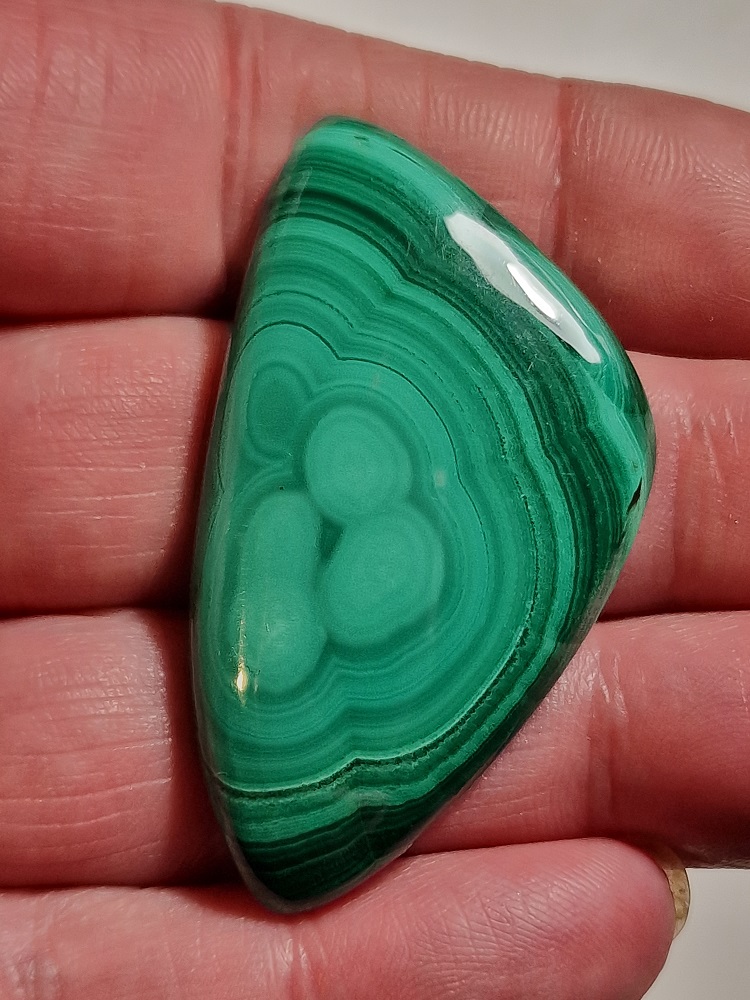 52x29mm Malachite cabochon