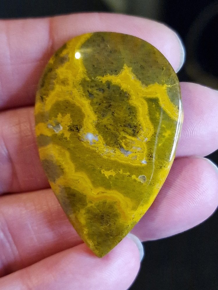 50x32mm Ocean jasper cabochon