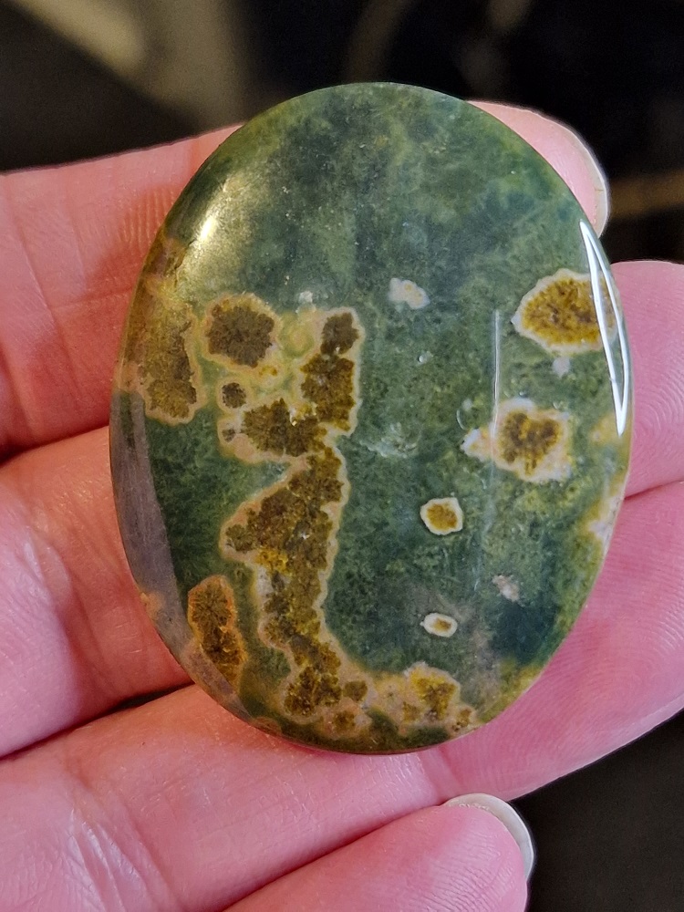 47x37mm Ocean jasper cabochon