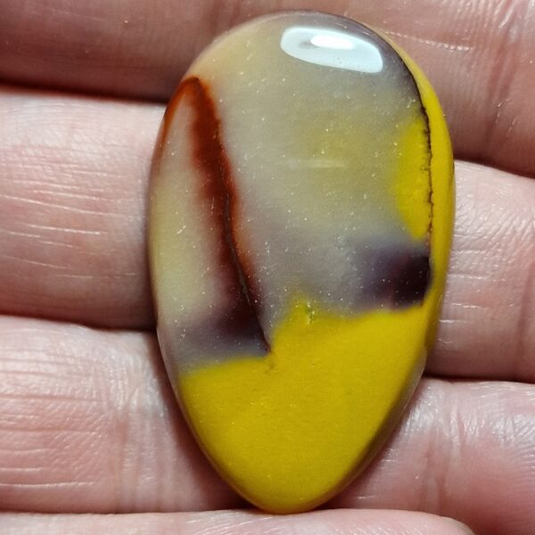 40x25mm Mookaite jasper cabochon
