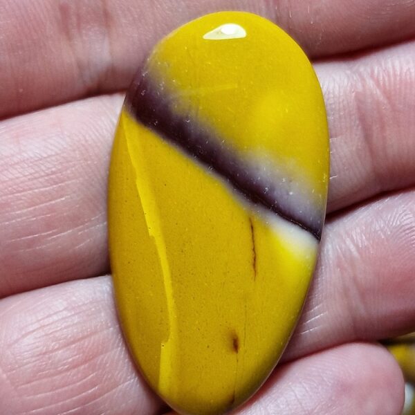 45x25mm Mookaite jasper cabochon