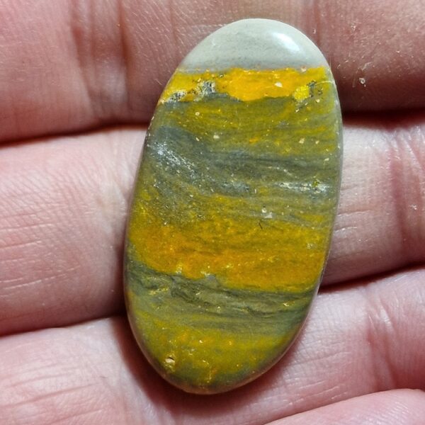 37x20mm bumblebee jasper cabochon